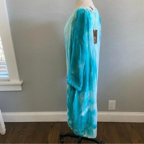 XCVI Noyer Double Gauze Cotton Dress Size Small NWT - Picture 4 of 8